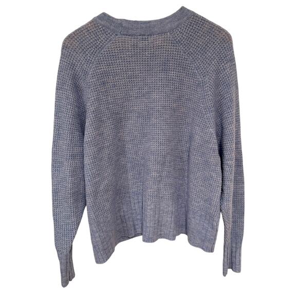New Day Periwinkle Blue Textured Knit Sweater Women’s Large Soft Cozy Pullover - Picture 3 of 6